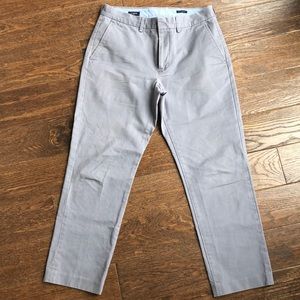 Light gray J. Crew chinos